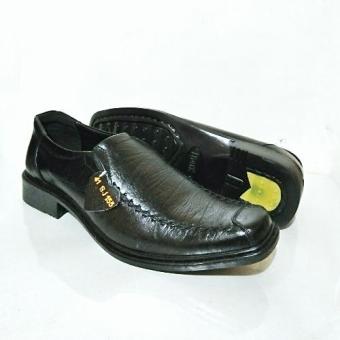 Man Dien Sepatu Kulit Pantofel Pria PDH SJ155-KY Export Quality - (Hitam)