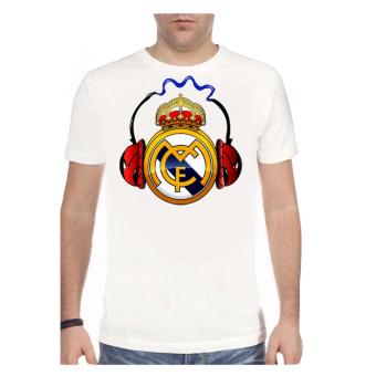 11gfn T-shirt Real Madrid Headphone - Putih