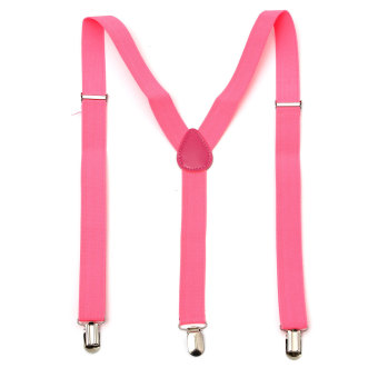 Unisex Elastic Y-Shape Braces Mens Womens Adjustable Clip-on Suspenders W1ES - intl