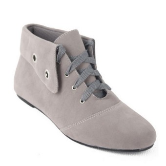 Catenzo Sepatu Boots Casual Wanita - Synthetic - Grey