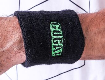 Gshop GGT 2155 Armband/ Wristband Gugat Edition Pria Knitting Bagus (Hitam)