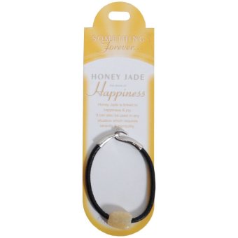 SF1 Honey Jade Clasp Bracelet Aksesoris Gelang Batu - Kuning