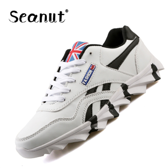 Seanut Men's Blade Sport Shoes Casual Running Shoes (White) - intl