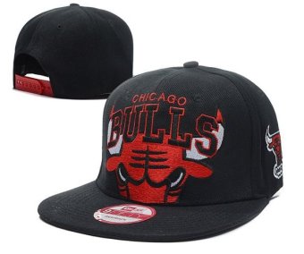 Men's Basketball Sports Hats NBA Women's Snapback Caps Fashion Chicago Bulls Hip Hop Bone Unisex Sports Bone Girls Black - intl