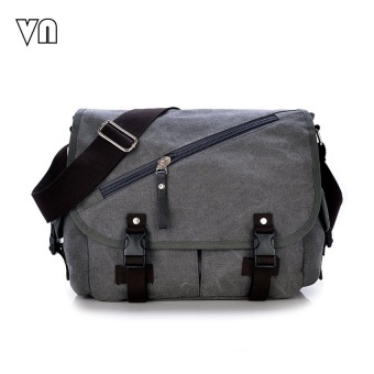 Vn Brands Vintage Men's Messenger Bags Canvas Shoulder Bag Fashionmen Business Briefcase Crossbody Bag Postman Travel Bags 2017 intl