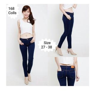 168 Collection Celana Skinny Jeans Pant-Navy