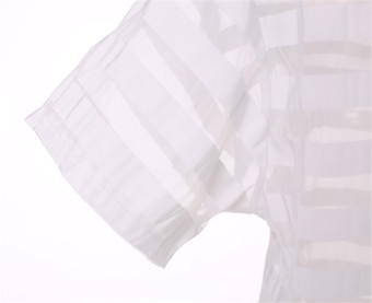 GE New Stylish Lady Women Fashion Short Sleeve O-Neck Top Blouse T-shirt S-L(White)