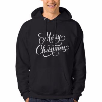 Indoclothing Hoodie Merry Christmas 06 - Hitam  