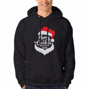Indoclothing Hoodie Merry Christmas - Hitam  