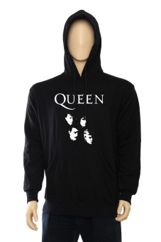 IndoClothing Hoodie Queen - H01 - Hitam  