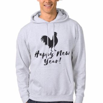 Indoclothing Hoodie Rooster Happy New Year 2017 - Abu Misty  