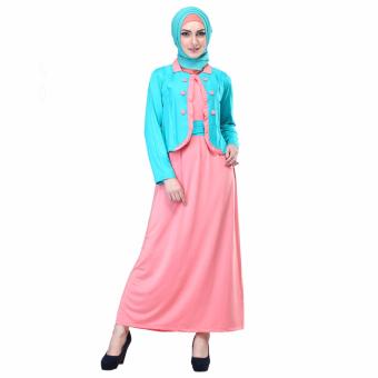 Inficlo Pakaian Wanita Gamis / Long Dress Bahan Spandek - SPX 697  