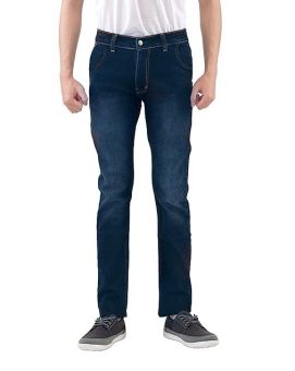 Inficlo SWY 913 Celana Jeans Casual Pria - Jeans Strech - Bagus (Biru Tua)  