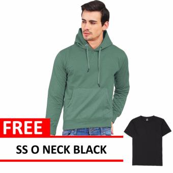 Jacket Oblong Pullover Hoodie Tosca Free SS O Neck Black  