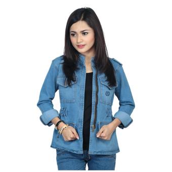 JAKET JEANS Raindoz RNU 105 BIRU  