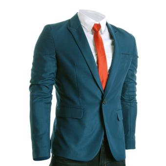 Jas Kantor - Jas Blazer Pria Blue Light Slimfit  