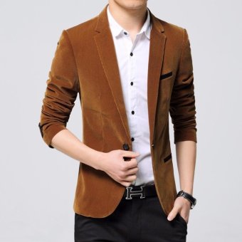 Jas Pria Warna Coklat Formal - Blazer Cowok Kantor Resmi - Kode : JP4739c  