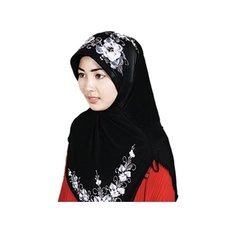 Java Seven - Kerudung Muslimah Wanita- HDN 836 | HITAM  