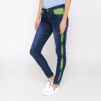 Jeans , DI - 881B - Green Line Skinny Jeans, Celana Panjang Denim, celana panjang wanita  