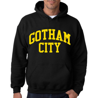 JersiClothing Hoodie Batman Gotham City - Hitam  