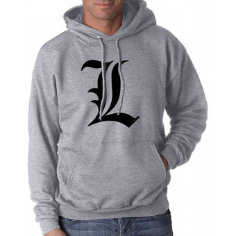 JersiClothing Hoodie Death Note - Abu-abu  