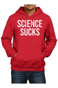 JersiClothing Hoodie Science Sucks - Merah  