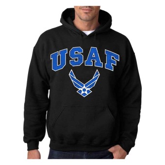 JersiClothing Hoodie U.S. Air Force - Hitam  