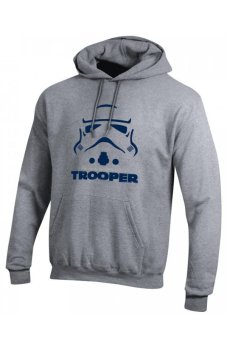 JersiClothing Unisex Hoodie Trooper - Abu-Abu  