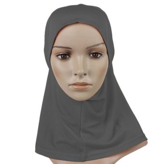 JinGle Islamic Muslim Full Cover Inner Underscarf Hijab Cap Hat (Gray)  