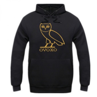 JOY Men's leisure owl Hoodie Black - intl  