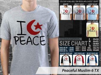 Kaos Peaceful Muslim 6 Islam  