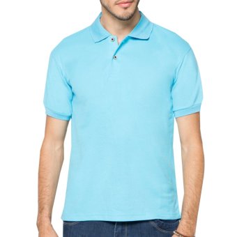 Kaos polos VM - Polo Shirt - Biru Muda  