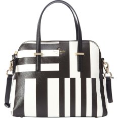 Kate Spade Cedar Street Flag Stripe Tas Wanita - Hitam Putih