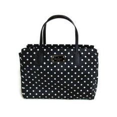 Kate Spade Small Loden Black Polkadot - Hitam
