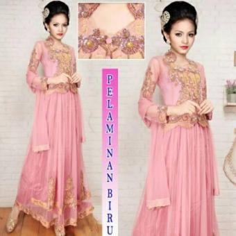 Kebaya Barbie Set Selendang #08 Dusty Pink  