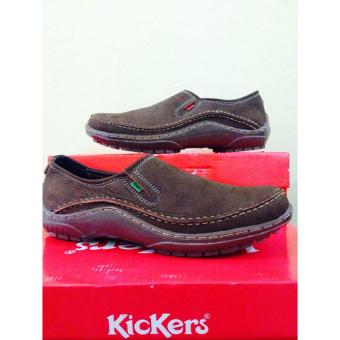 Kickers Sepatu Slip on Boots Pria Kulit Asli Model KC 072 CT  