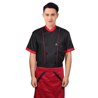Kitchen Cooker Chef Waiter Waitress Working Uniform - intl  