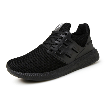 KLYWOO Fashion Trend Casual Men Flats Shoes Running Sneakers (Black) - intl  