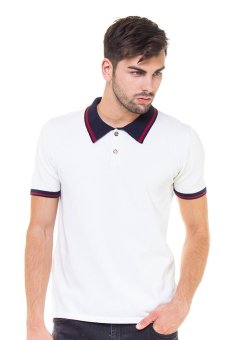 Knitwork Basic Polo Shirt - Off White  