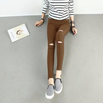 Labelledesign JEGGING DOMIJUNSHI - MOCCABROWN  