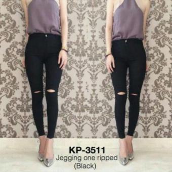 Labelledesign Jegging One Ripped - Black  
