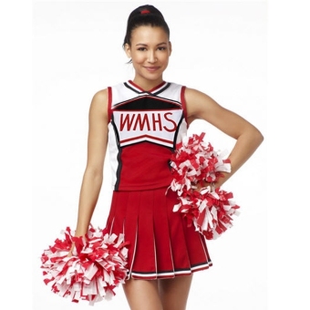 Ladies Cheerleader Costume School Girl Tops + Skirt Two-piece Set Fancy Dress Uniform - intl  