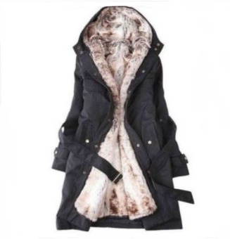 Lady Winter Women Warm Coat Hood Parka Jacket Long Overcoat  