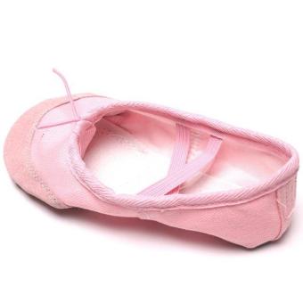 LALANG Women Ballet Dance Dancing Shoes Pointe Soft Flats Shoes (Pink)  