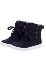 flat canvas boots