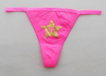Lavabra Very Sexy Panty - Maggie Pure Cotton V String - Pink  