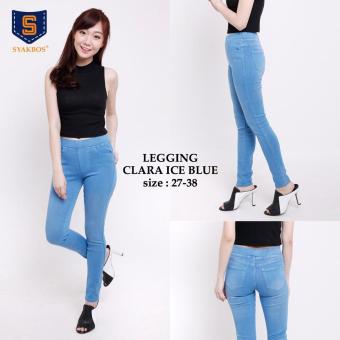 Legging Real Jeans ICE BLUE Stretch  