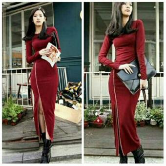 Longdress Olla Od Long - Maroon  