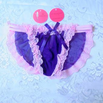 Love Secret-Lace Barbie Panties/Underwear 2100-1 Purple and Pink Lace  