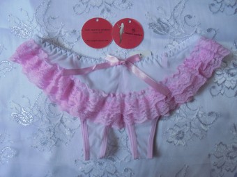 Love Secret Sexy G-String Lace Underwear 2080-4 Pink white  